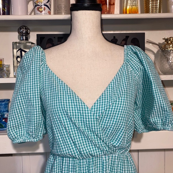 Draper James RSVP‎ Gridprint Dress XS - Picture 2 of 7